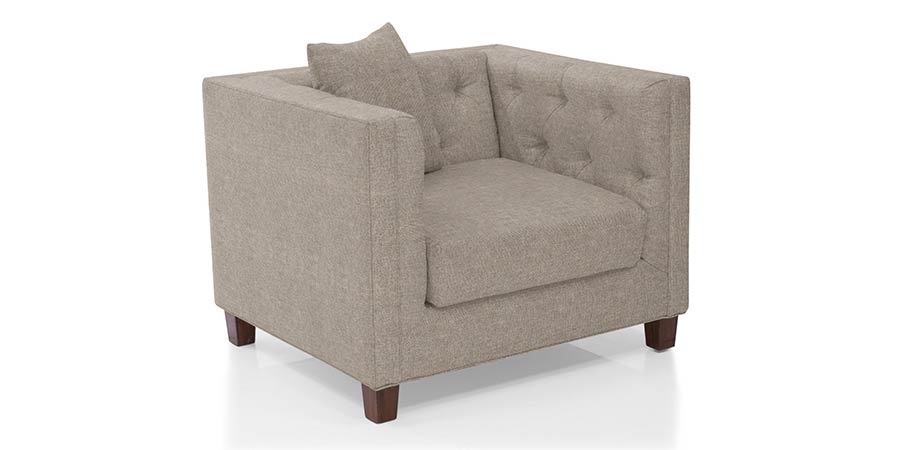 Royal Fabric Sofa 2Seater (Light Grey)